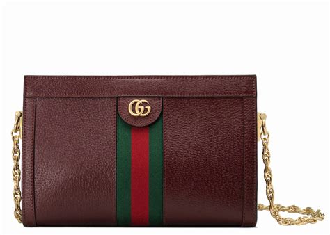 gucci ophidia shoulder bag burgundy